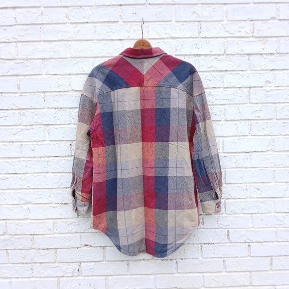Harley Davidson Plaid Oversize Shirt Medium - Picture 6 of 6